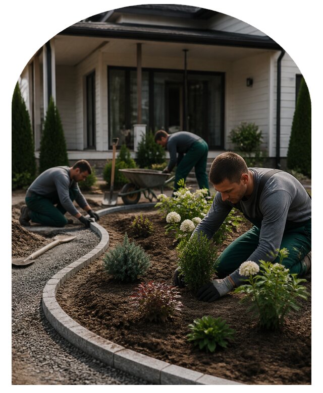 Клумбы под ключ в Клинцах по цене от 7797 р. | Метпроект-Клы